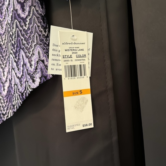 NWT Alfred dunner 3/4 top - Picture 3 of 6